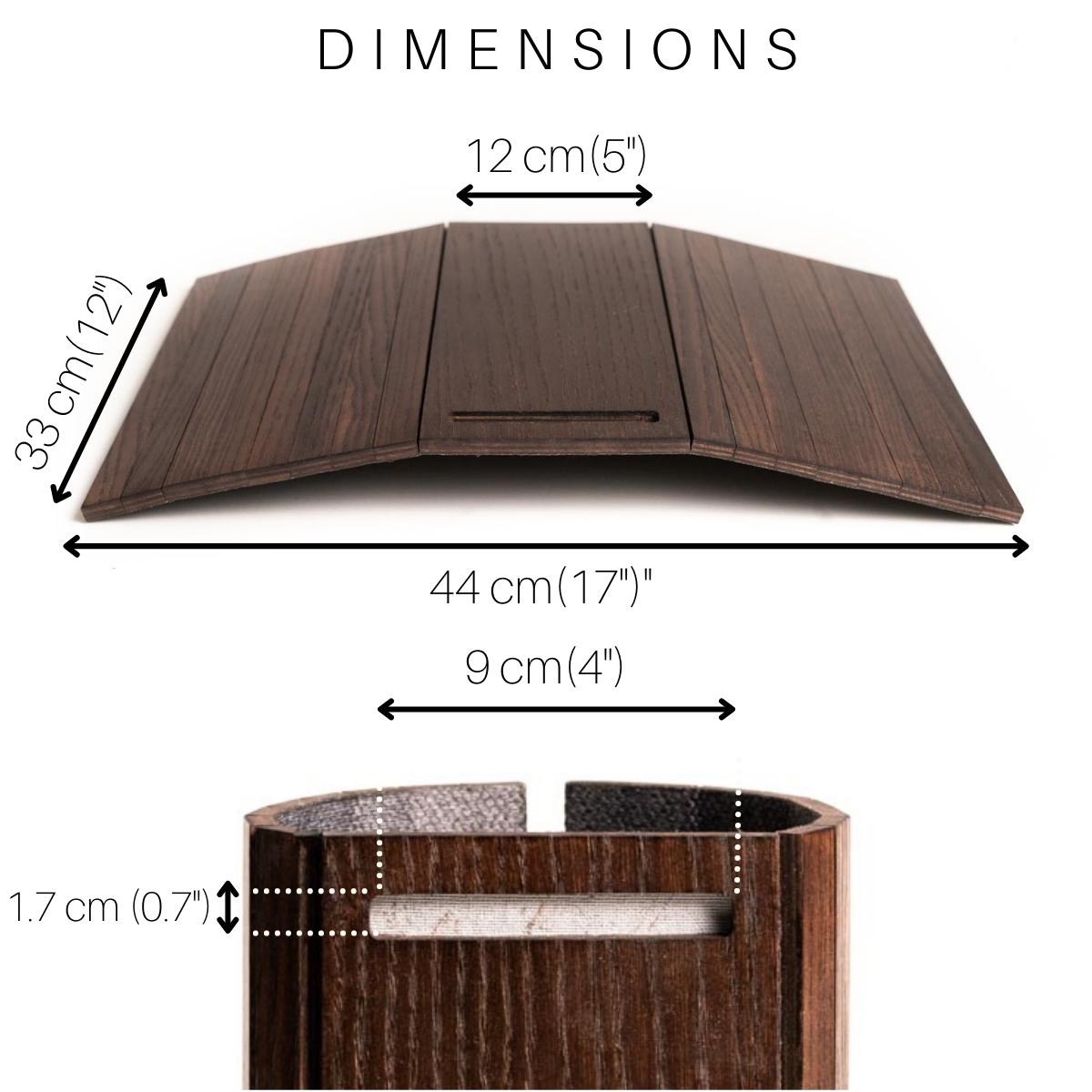 Sofa arm tray (light) - EWART WOODS