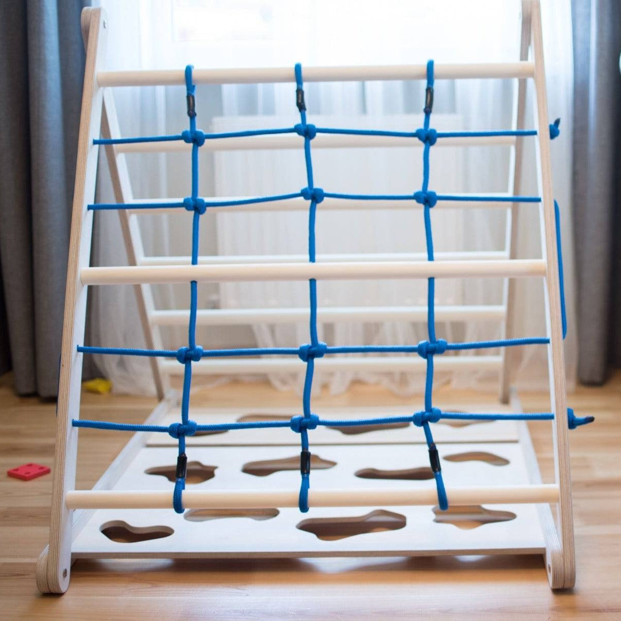 Triangle play equipment for Kids 3in1 Learning Play (Blue) - EWART WOODS