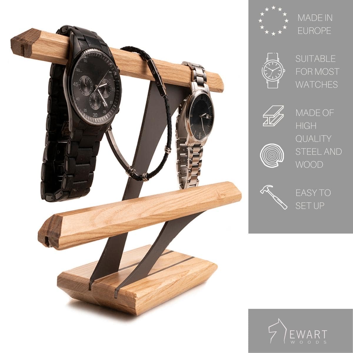 Watch display stand ZigZag - EWART WOODS