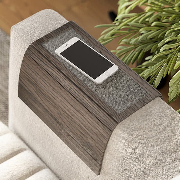 Sofa arm tray (grey)