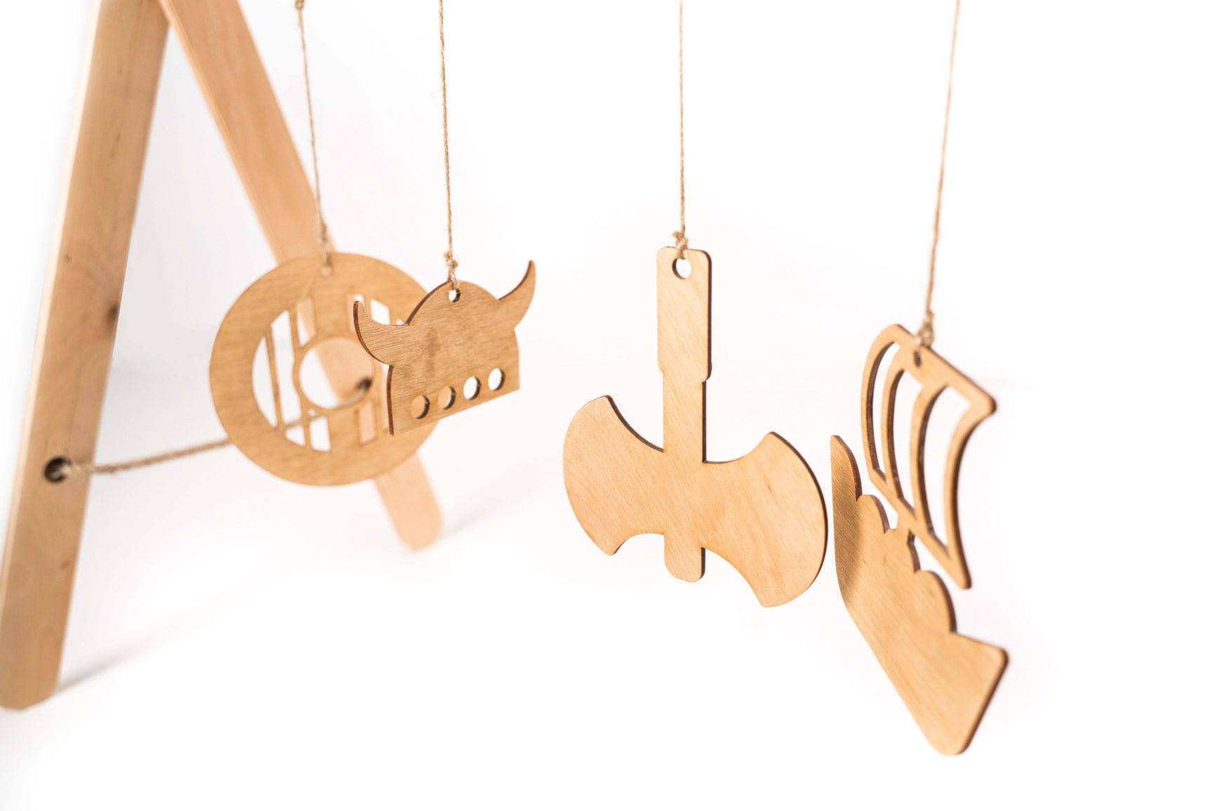 Wooden play gym for baby (Viking gym) - EWART WOODS